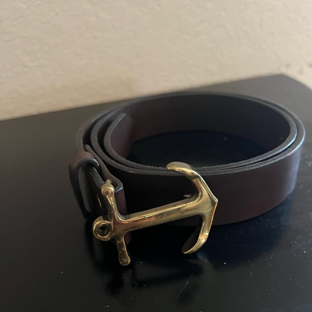 Kids leather belt